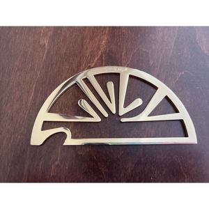 LILLY PULITZER BOTTLE OPENER LOGO CITRUS SLICE GOLD HOSTESS GIFT NEW NWT